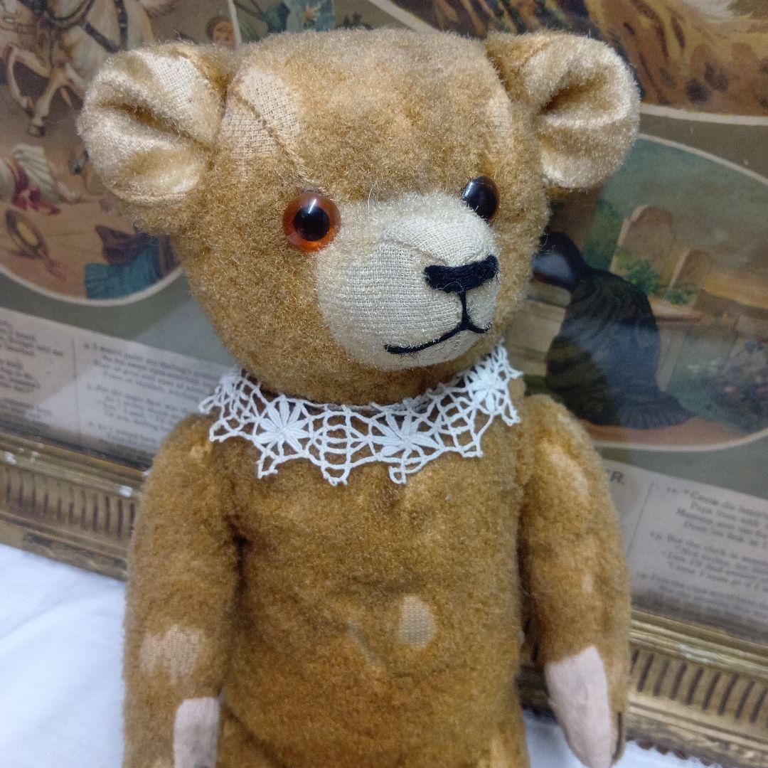 ♥フランスからやって来た優しいお顔のアンティーク　テディベア♥