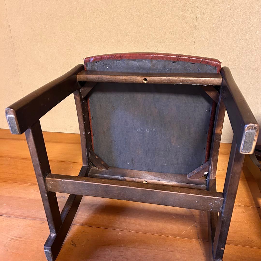 カリモク　ROSTIC 木製椅子2脚セット