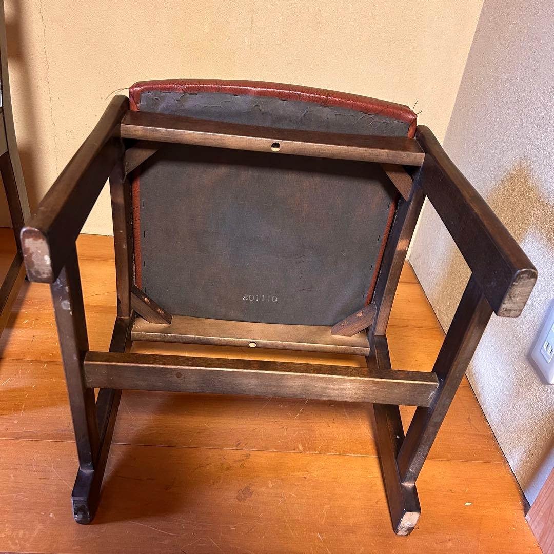 カリモク　ROSTIC 木製椅子2脚セット