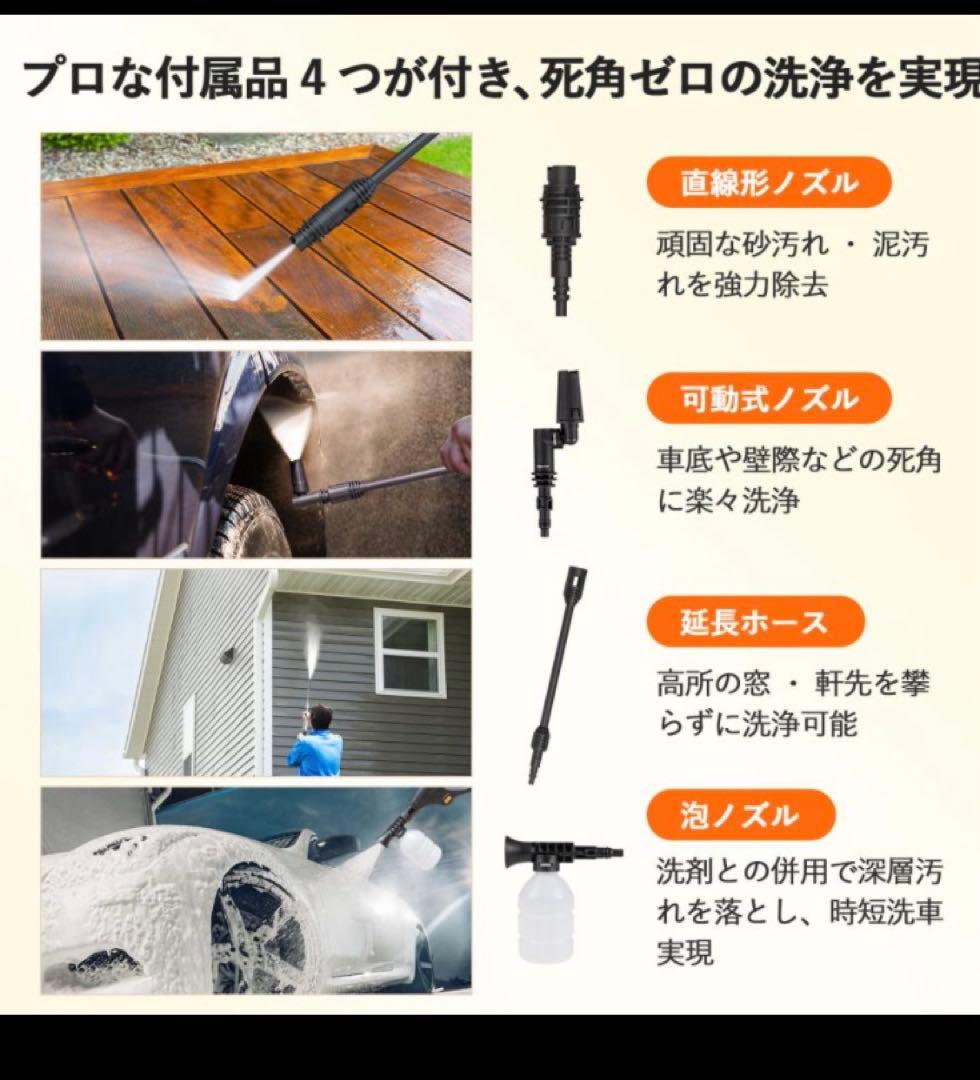 y*7様 限定値下げ⭐︎新品⭐︎高圧洗浄機 10MPa 水道直結自吸両用イエロー