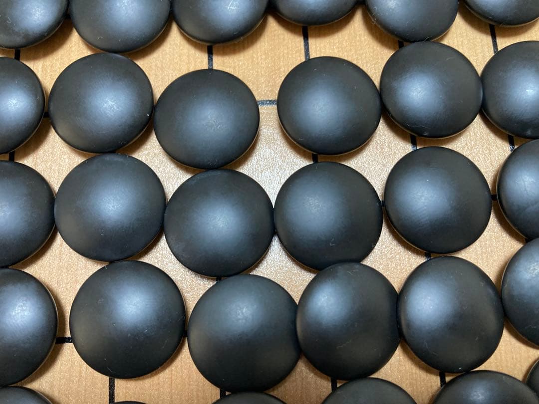 【囲碁】日向特性蛤碁石・那智黒石３２号・３１号2セット