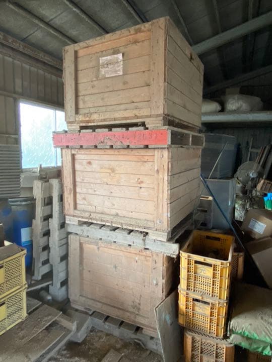直接引取のみ　木製コンテナ