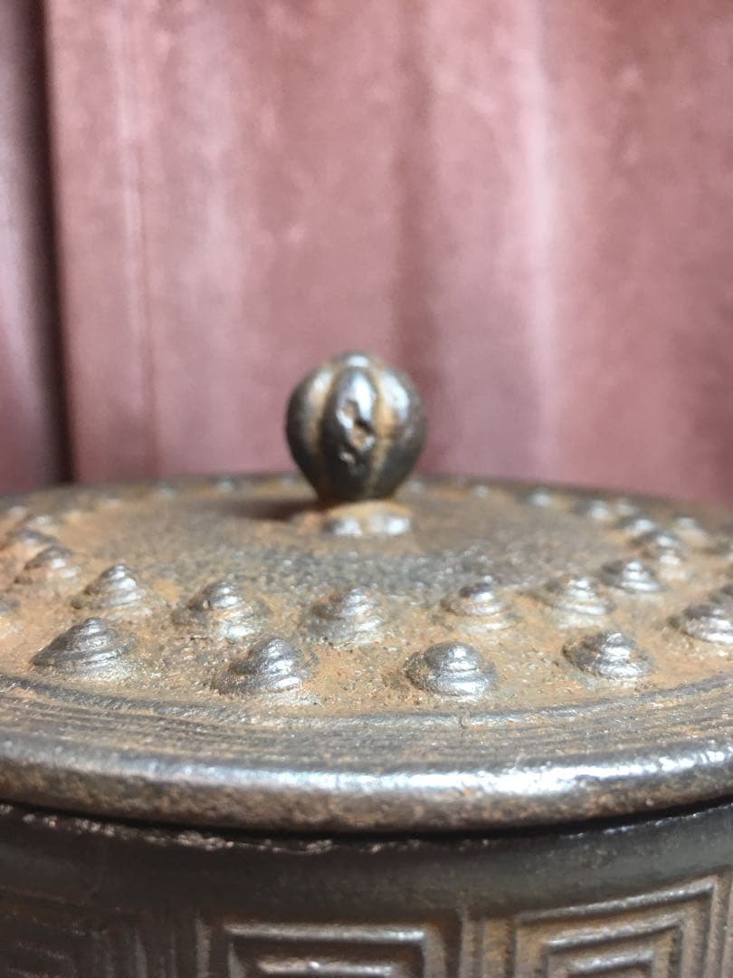 南部鉄瓶　骨董大きな鉄瓶