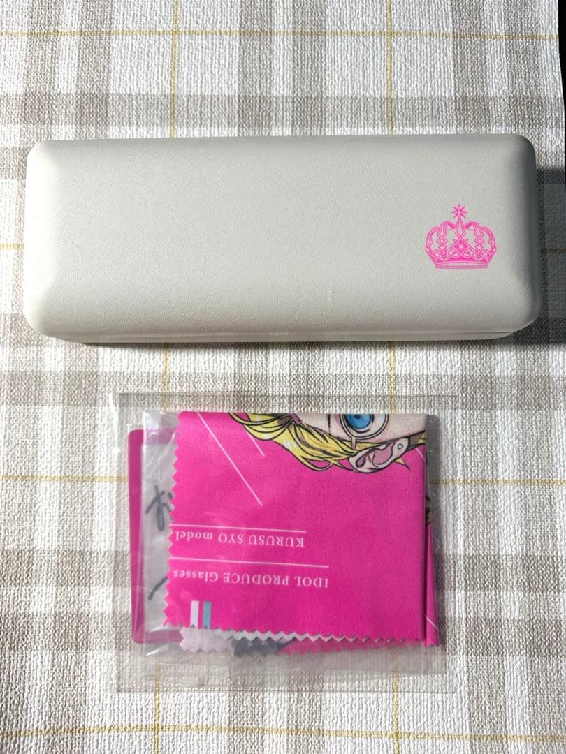 来栖翔　zoff メガネ　レンズ度無し　コメントカードとメガネ拭き付き