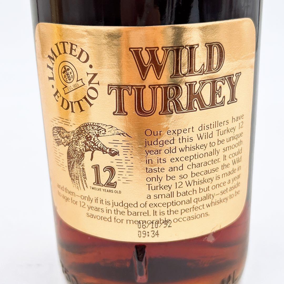 3AAM012 極上品・未開封 Wild Turkey ゴールドラベル　飛翔