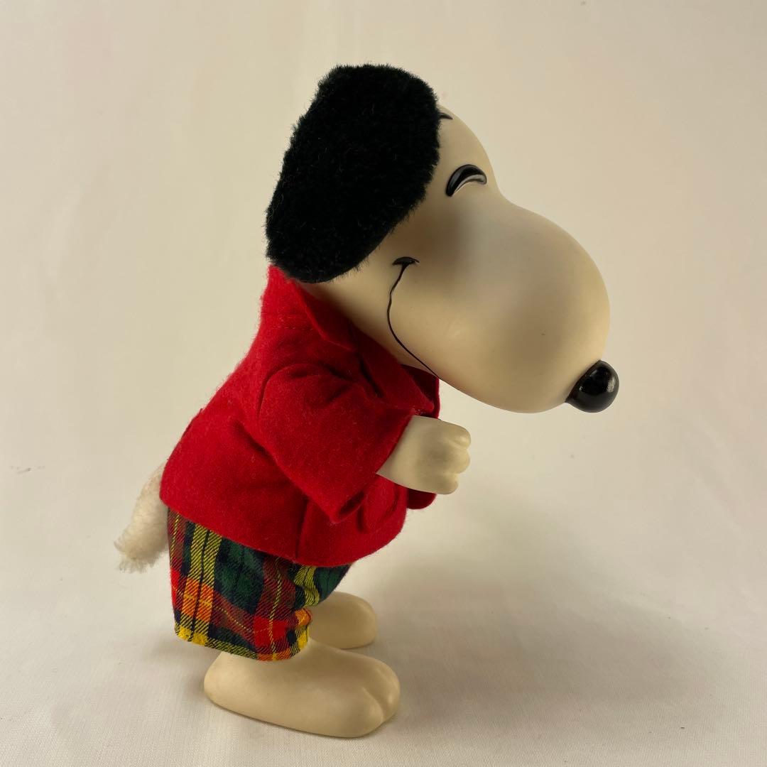 ヴィンテージスヌーピー ソフビフィギュア 赤いジャケット
