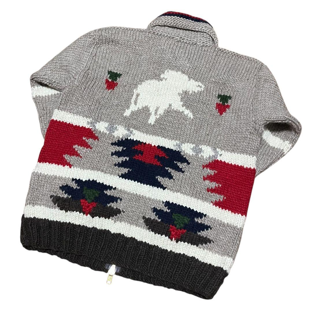 jiro未使用ハンティングワールド×カナディアンセーターカウチンニットXL