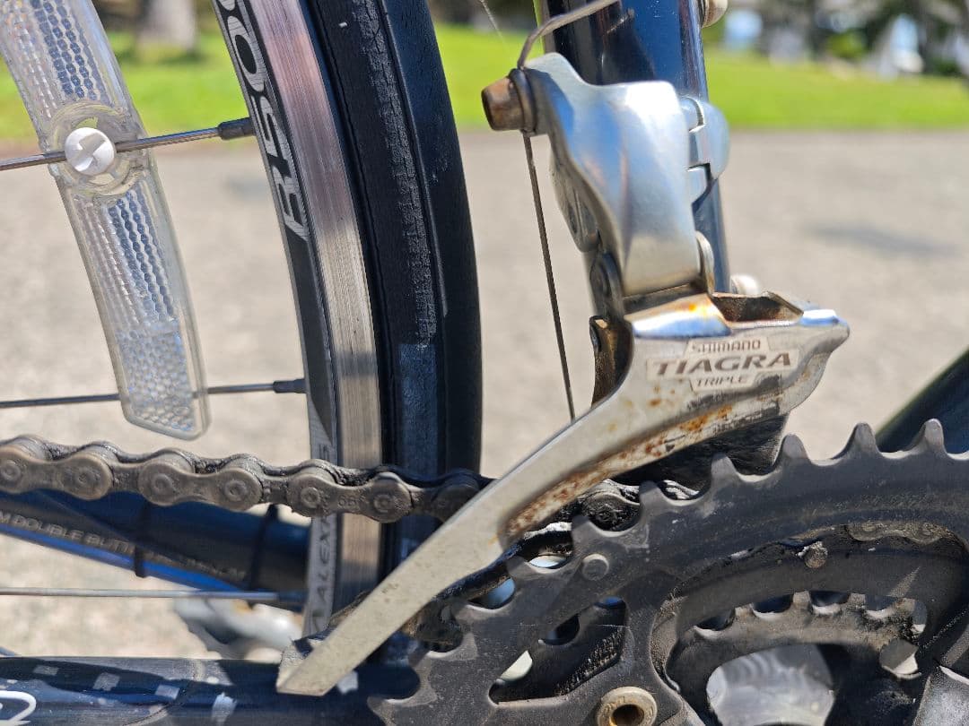 ま*丸様 引取限定　前後タイヤ、チューブ新品交換済み　FELT Z90 ロードバ