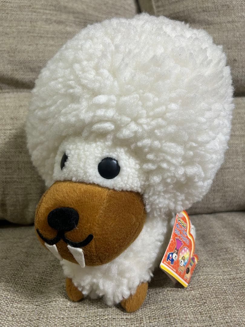 アフロ犬 ぬいぐるみBIG-PART3 先祖 モヒカン犬 リンゴ犬 平成レトロ