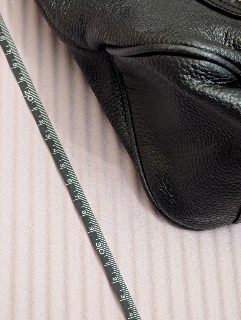 Roen ブラックドクロスタッズショルダーバッグ