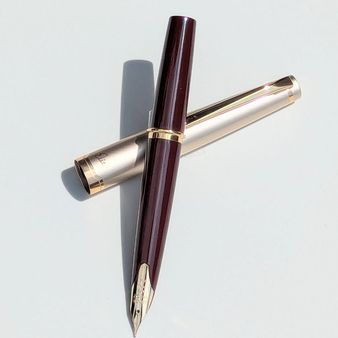 L*H様 PILOT 万年筆 14K エリート95S ディープレッド Ｍ 中古美