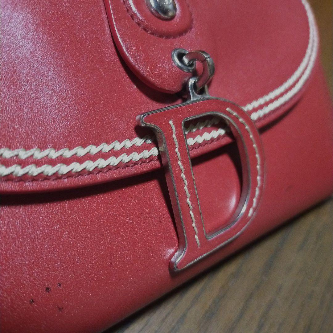 Christian Dior Dチャームイタリア製 二つ折り長財布