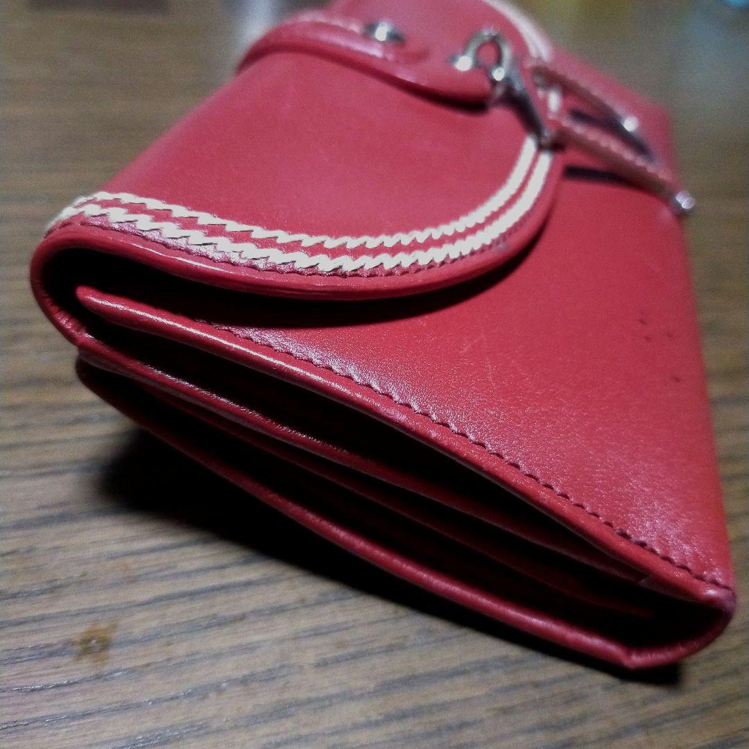 Christian Dior Dチャームイタリア製 二つ折り長財布