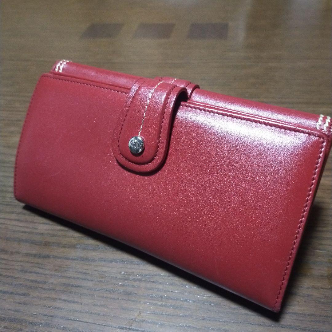 Christian Dior Dチャームイタリア製 二つ折り長財布