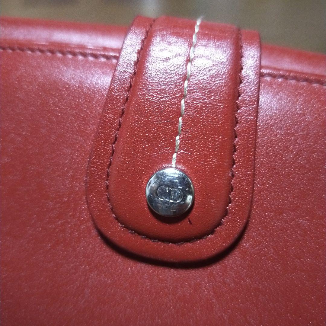 Christian Dior Dチャームイタリア製 二つ折り長財布