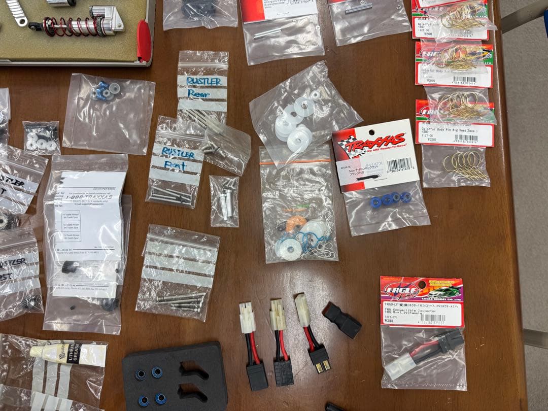 traxxasトラクサスRUSTLERvxlブラシレス2台パーツ多数アルミパーツ