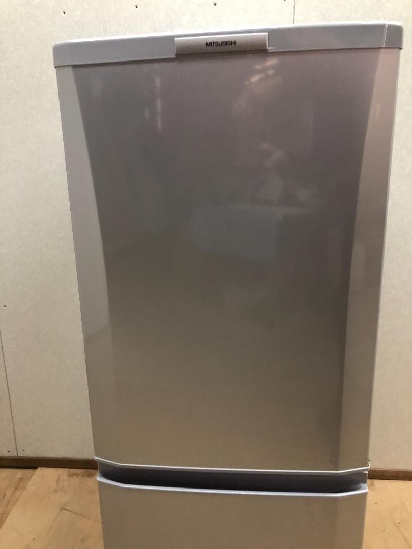 送料無料 三菱 冷蔵庫 MR-P15S-S 146L 動作良好 1028-1