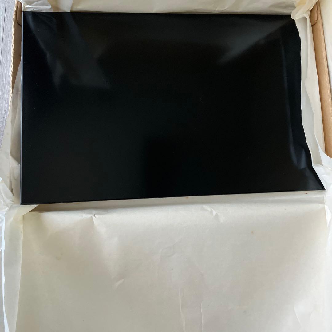 未使用　茶道具　真塗り　板　3種