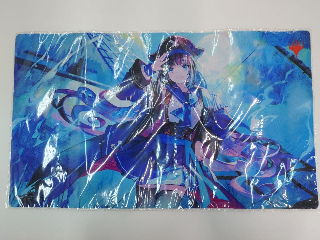 藤ちょこ　プレイマット　 MTG 幽体の船乗り