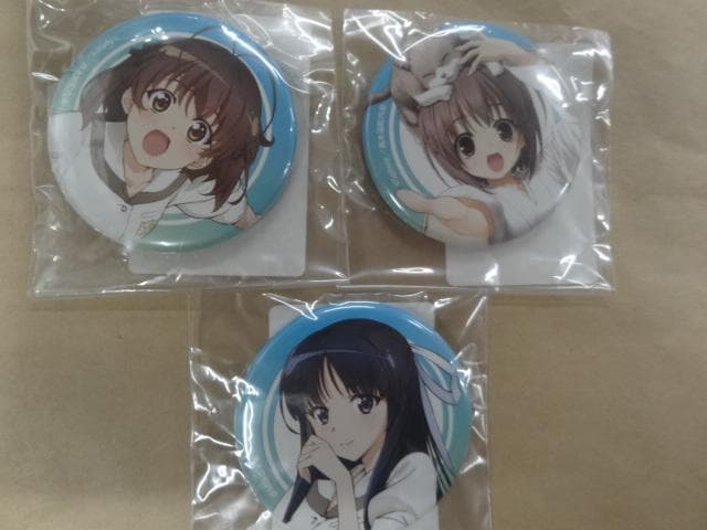 DMMスクラッチ! ヨスガノソラ　56mm缶バッチ　3種3個セット