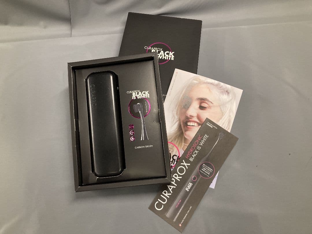 CURAPROX BLACK IS WHITE 電動歯ブラシ　動作確認済　訳あり