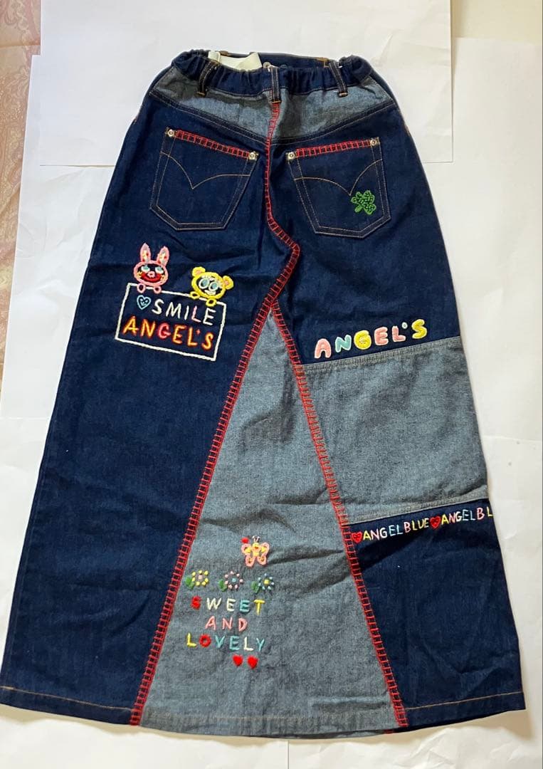 エンジェルブルー　スカート　デニム　160 ロング　ナカムラくん　平成レトロ