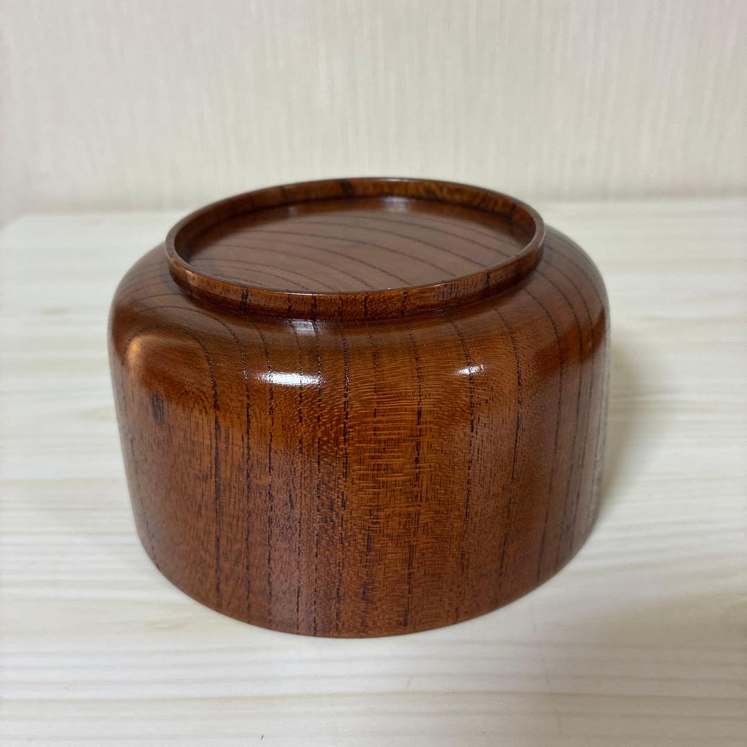 天然木　飯碗　蓋付き　おひつ　漆器