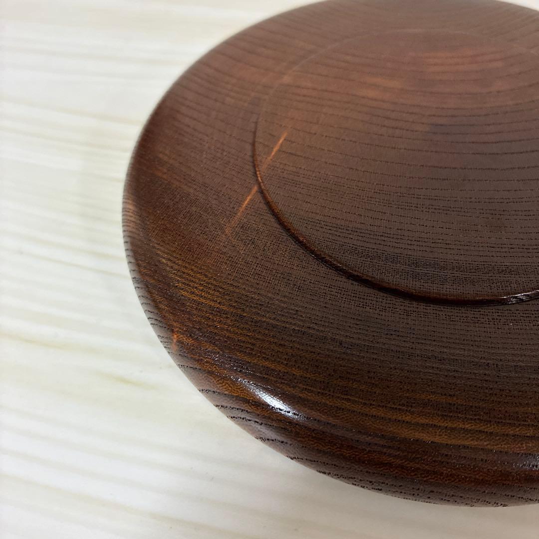 天然木　飯碗　蓋付き　おひつ　漆器