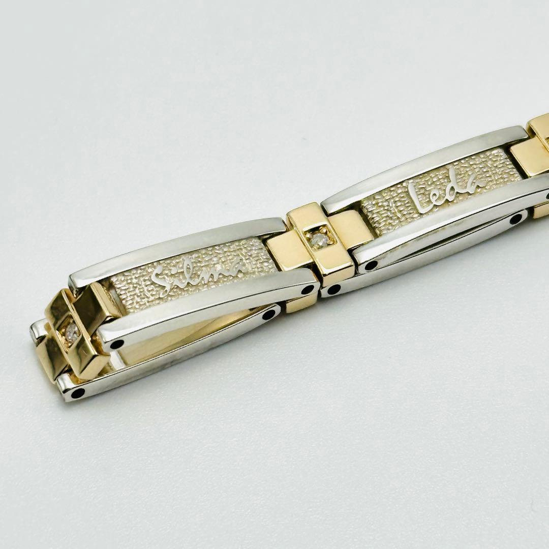 レダシルマ　Tennis combi ブレスレット　k10 シルバー ダイヤ