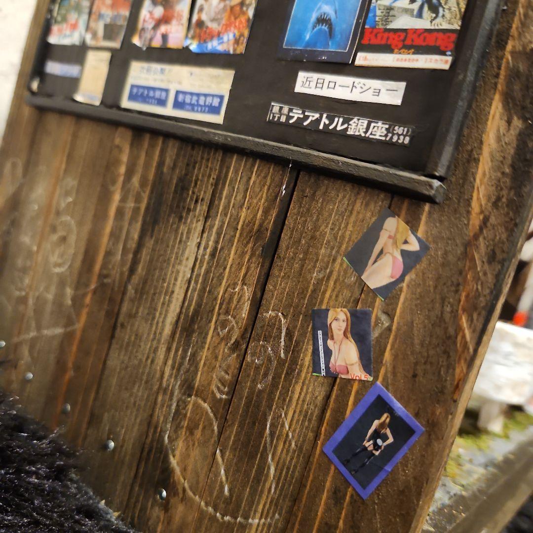 昭和　レトロ自販機　ジオラマ　1/12 Z2　ホーロー看板