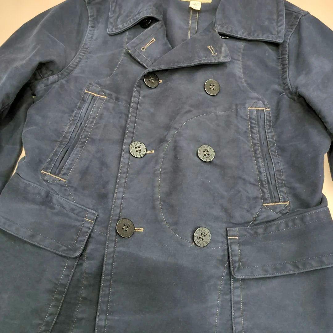 ダブルアールエル Pコート ジャケット メンズ ネイビー M 匿名配送