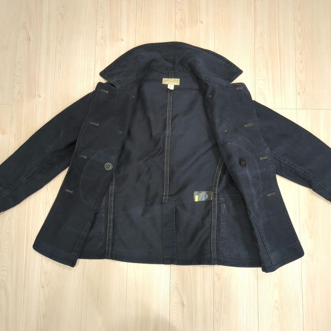 ダブルアールエル Pコート ジャケット メンズ ネイビー M 匿名配送