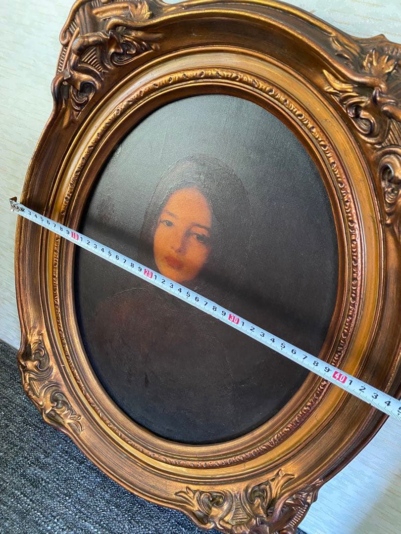 ルーマニア美術館展　ニコラエ　グリゴレスク　マリア・ナクの肖像　複製画