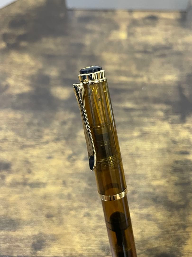 試筆のみ　2014年　特別生産色　万年筆　M200 コニャック　EF 備品付き