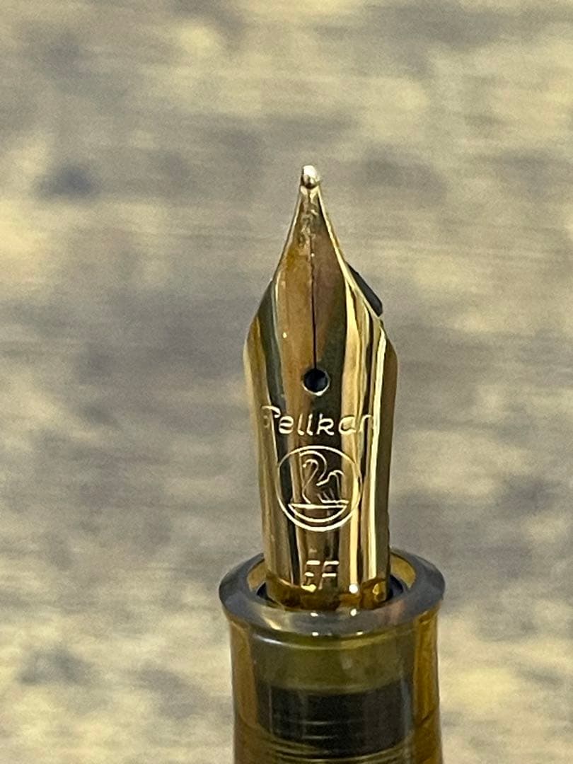 試筆のみ　2014年　特別生産色　万年筆　M200 コニャック　EF 備品付き