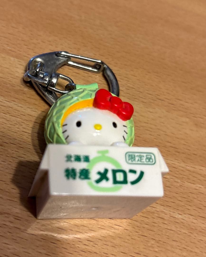 激レア☆ご当地キティ☆北海道限定☆メロンキティ☆キーホルダー☆サンリオ