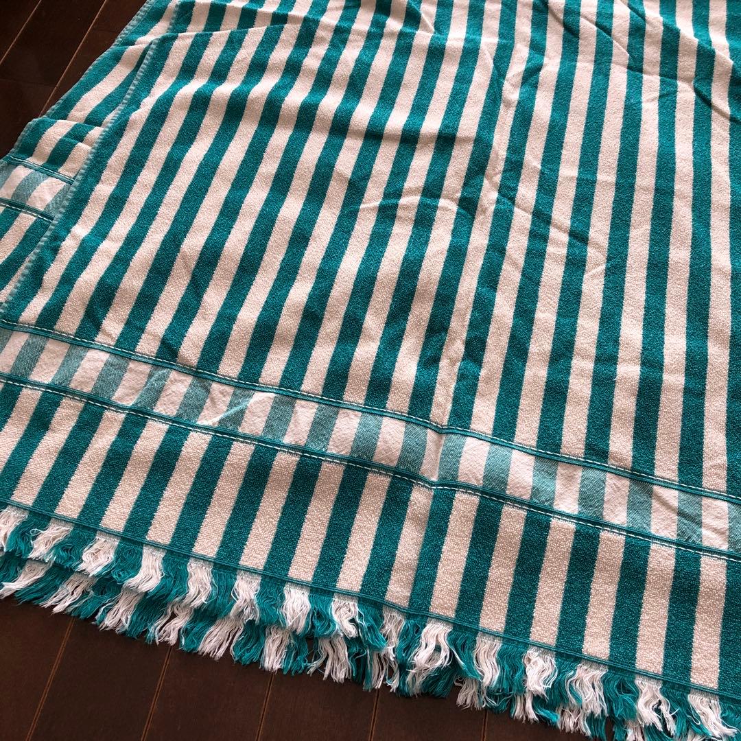 良カラー♪ストライプ☆ HERMES カバー　ビーチタオル　エルメス　ベルギー製