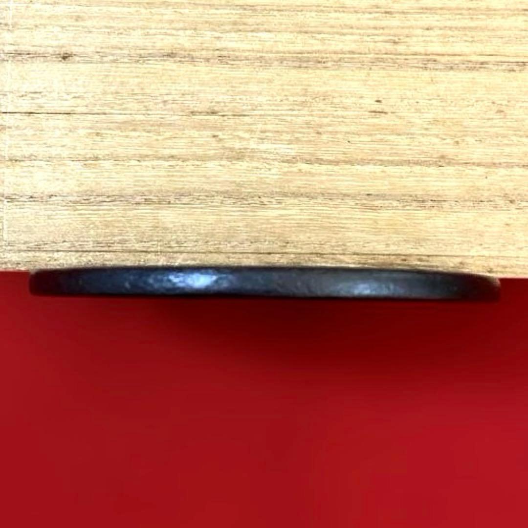 B-74 鍔　『京透し鍔 十二支文字透しの図』　武具　刀装具　骨董品　工芸品