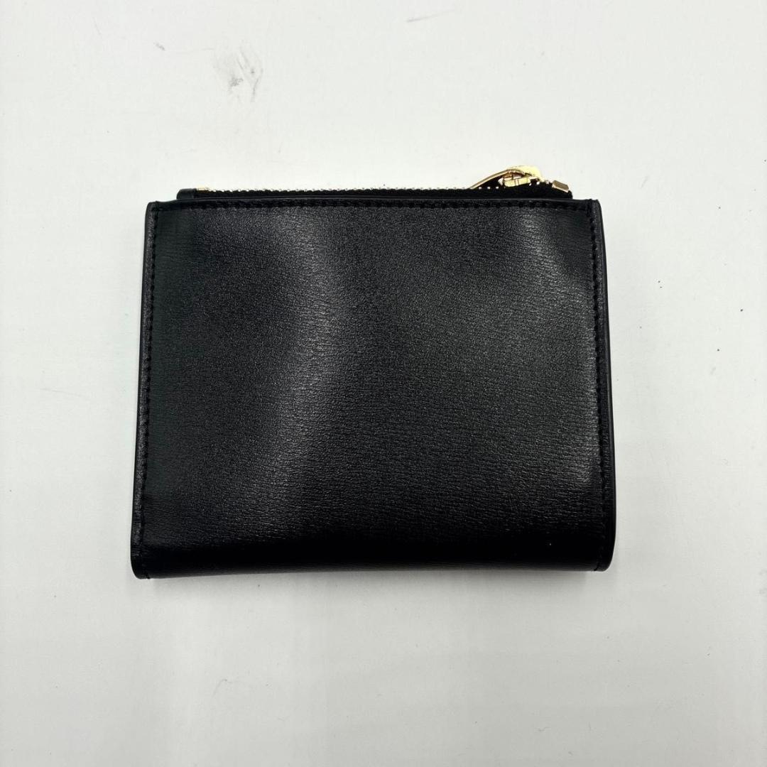 noe　サンローラン 二つ折り 折り財布 カサンドラ レザー ブラック