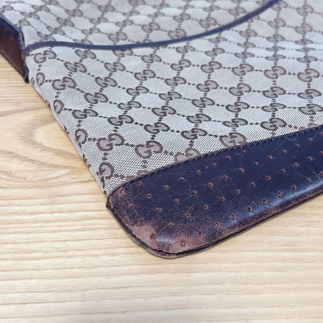 GUCCI グッチ GGキャンバス ショルダーバッグ 巾着袋 保存袋付