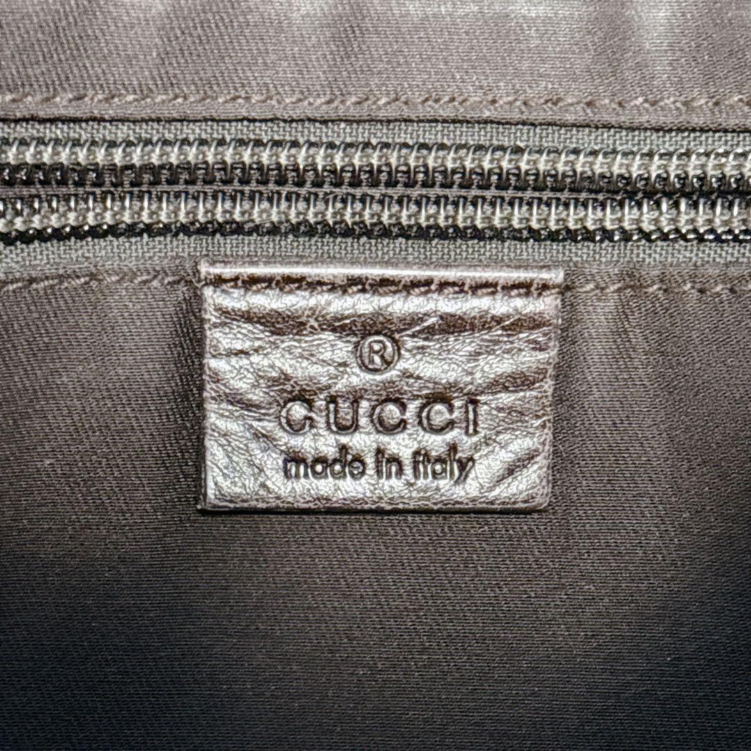 GUCCI グッチ GGキャンバス ショルダーバッグ 巾着袋 保存袋付