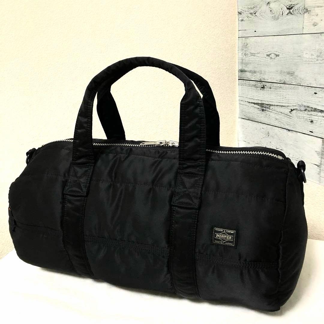未使用級✨廃盤 ポーター タンカー ボストンバッグ2way ブラック 吉田カバン