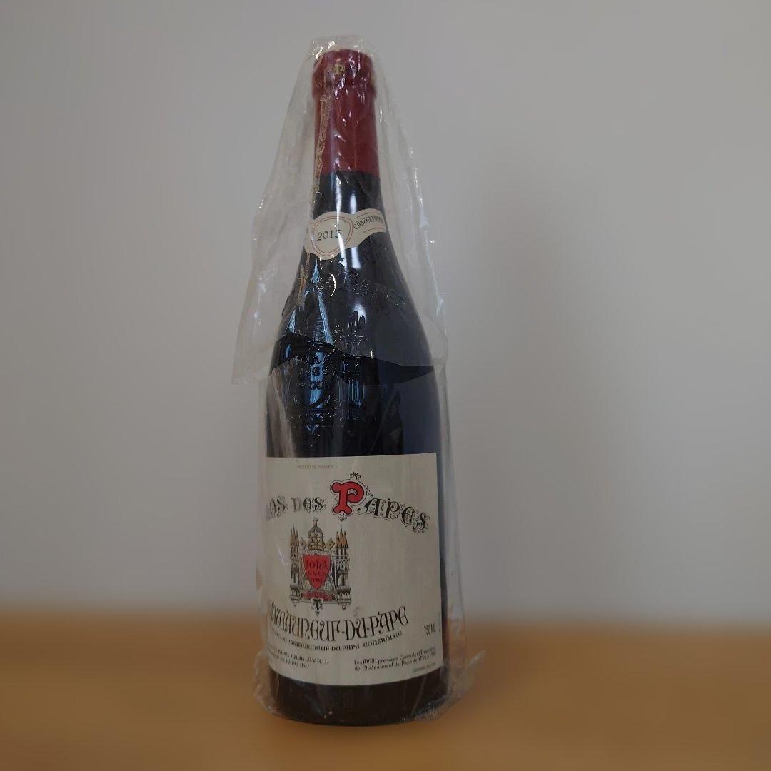 シャトーヌフ・デュ・パプ　クロ・デ・パプ　ルージュ　2015