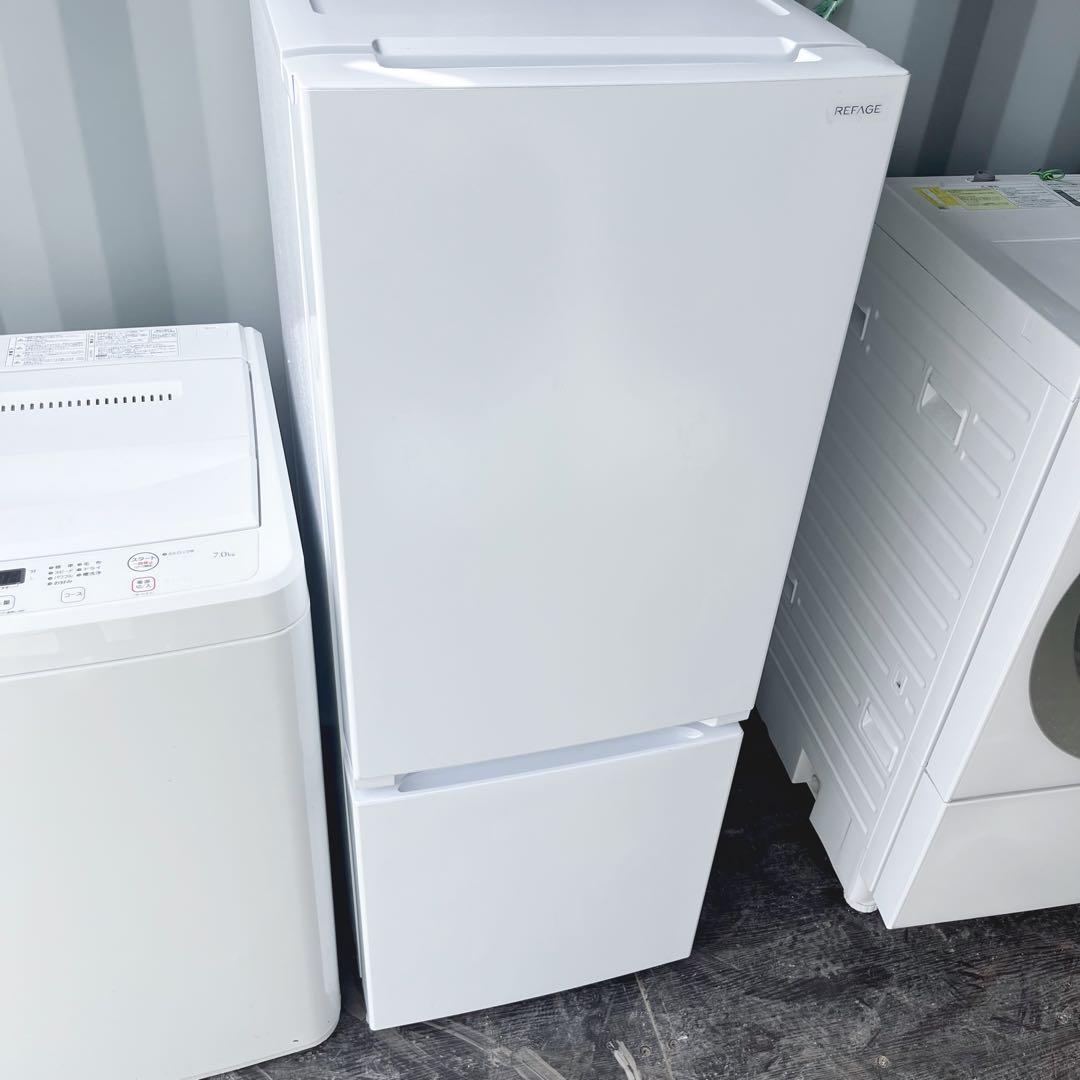147取付無料！2024年製！シンプルホワイトインテリア冷蔵庫7kg洗濯機！
