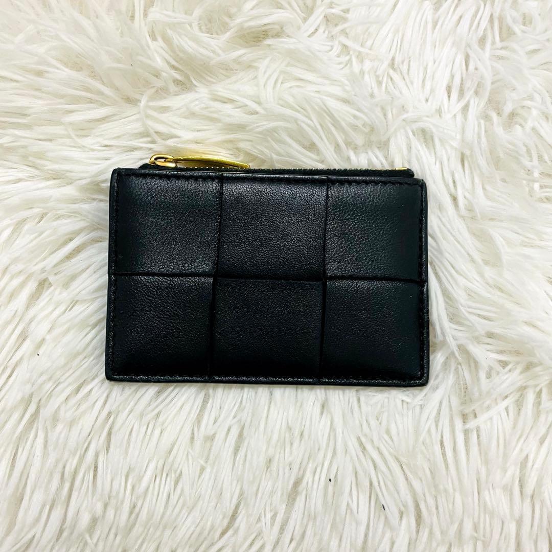 極美✨ボッテガ✨ケース キーリング付き カセット レザー ブラック