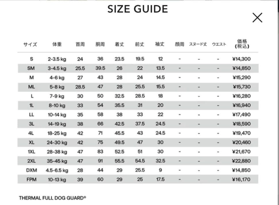 アルファアイコン　ダブルフルドックガード size: 2XL