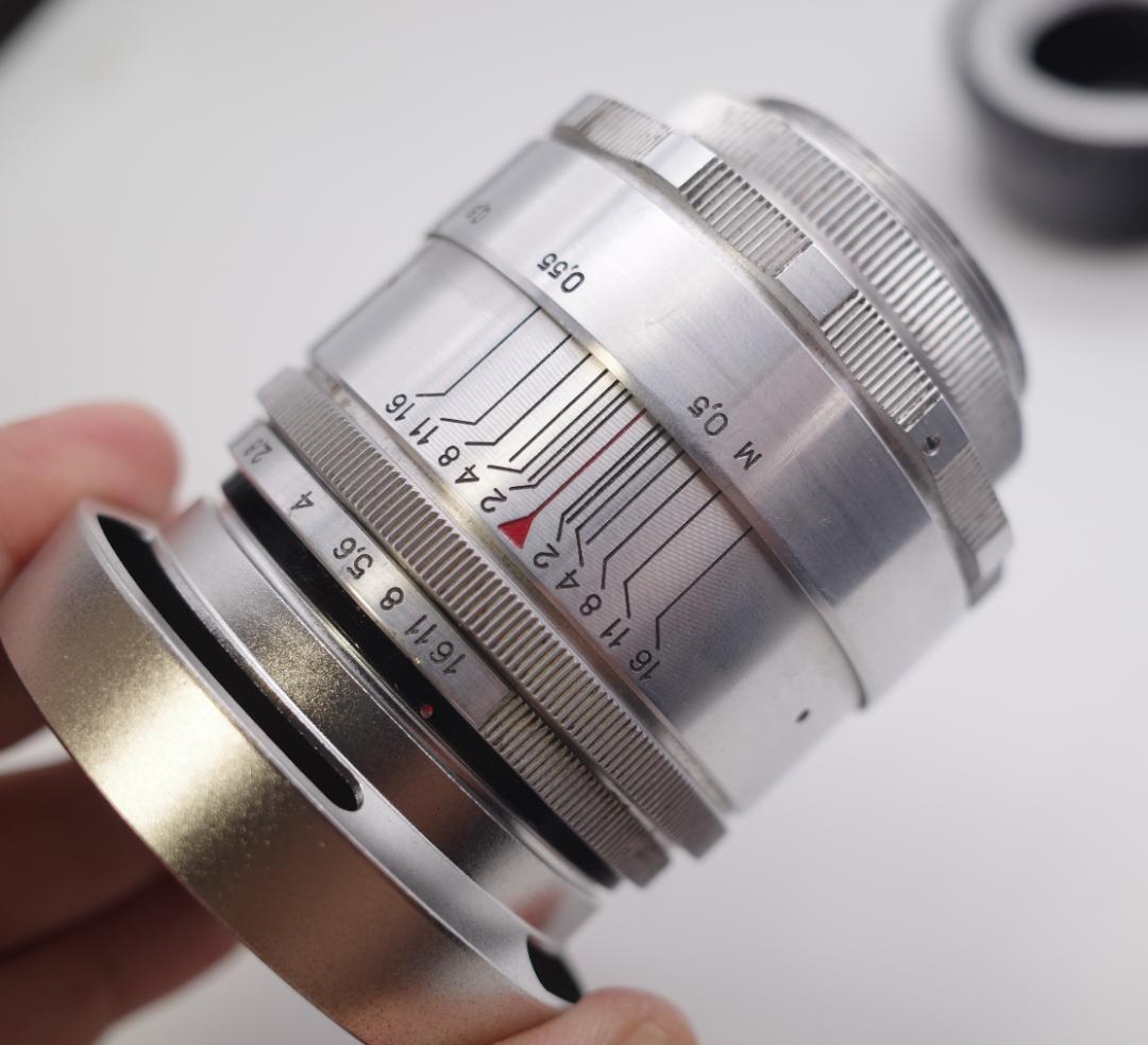 33【希少】13枚絞り　分解整備済み　Helios　ヘリオス44　アダプター付