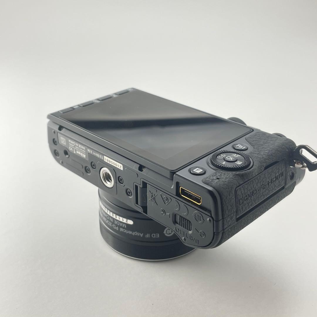 【ショット数8000・返品保証】Nikon 1 V3 ブラック 標準レンズキット