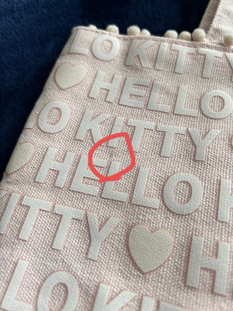 ハローキティ キティーちゃん　サンリオ　ビスケット　トート　中古