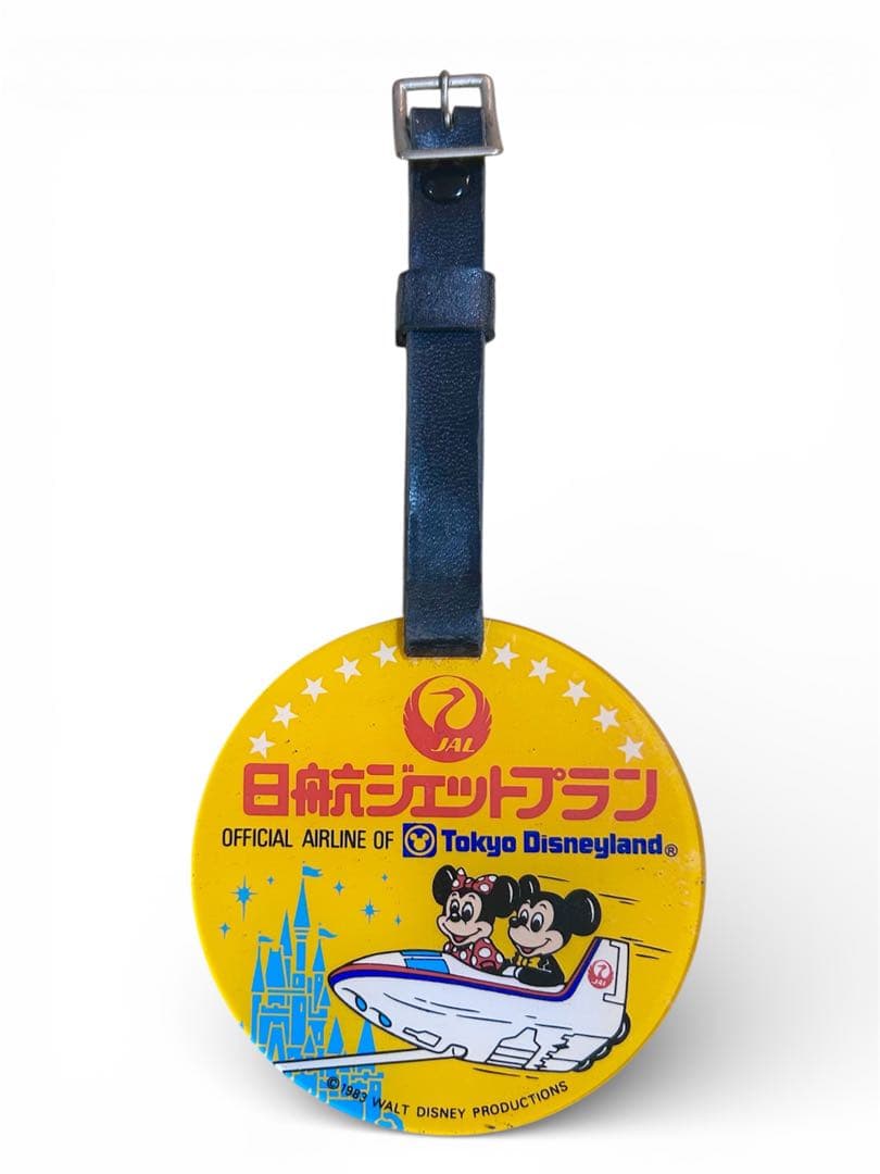 東京ディズニーランド　非売品　JAL レトロ　日本航空　タグ　貴重　1983